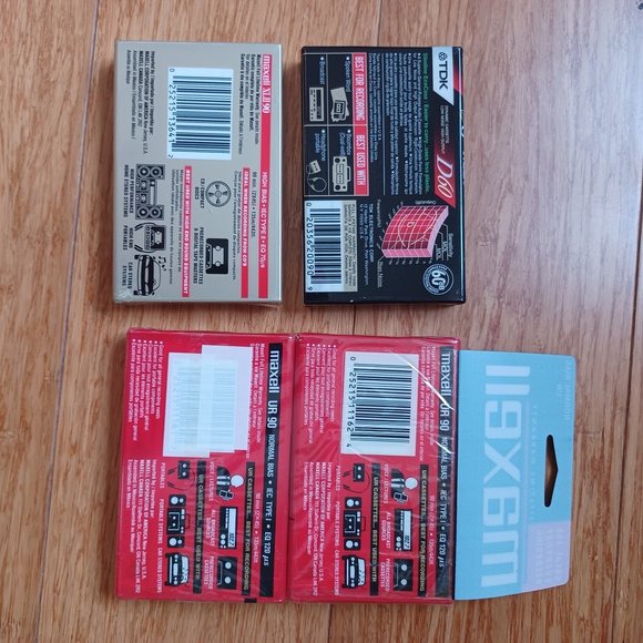 Lot of 6 cassette tapes NEW - Picture 2 of 2